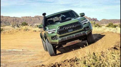 2021 Toyota Tacoma Trd Pro Manual Off Road Army Green White
