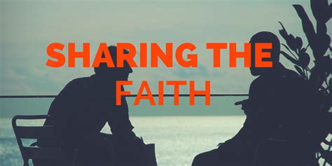 Sharing Your Faith Cornerstone Bible Church