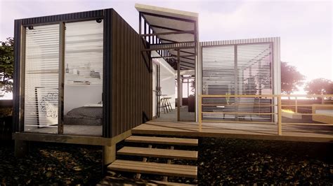 In addition to homes, they create offices, retail stores, restaurants, dorms, apartments, and more. Modern 800 SQ Ft Shipping Container Home Virtual Tour ...