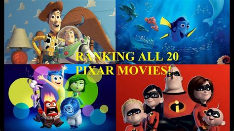 Ranking All 20 Pixar Movies Youtube