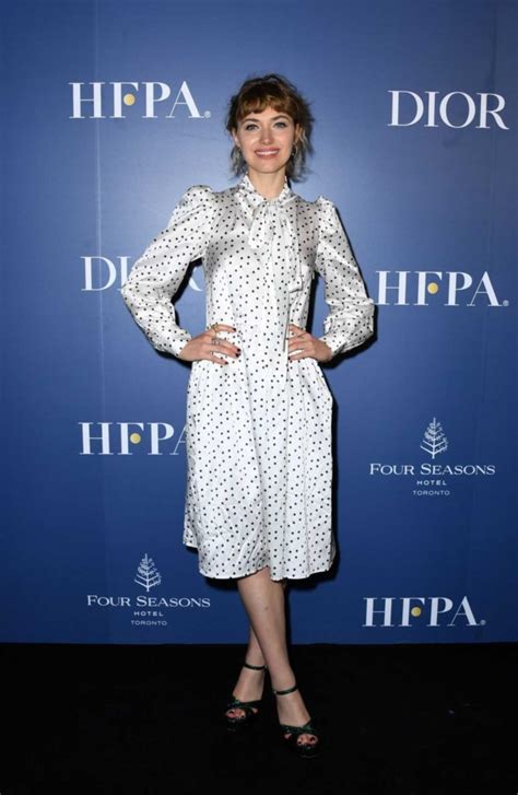 Imogen Poots Attends The HFPA THR TIFF PARTY During Toronto International Film Festival In