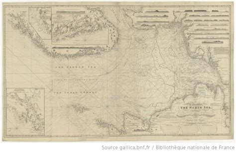 A New Chart Of The North Sea By Jw Norie Hydrographer Gallica