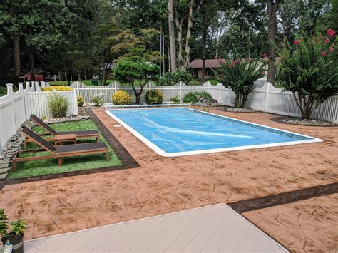 DIY Stained Concrete Pool Decks Transformations Tips
