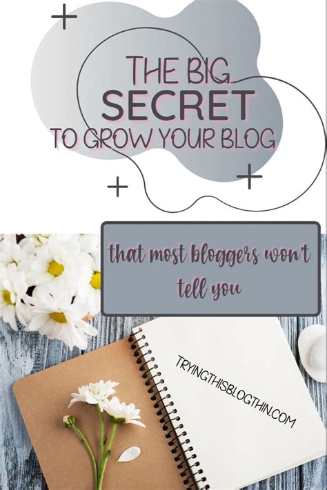 The Big Secret To Grow Your Blog In 2021 Blog Help How To Start A