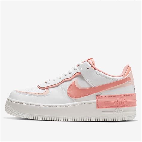Your summer rotation is going to be one to envy with this pink white af1 shadow in it. Nike Air Force 1 Shadow Pink Quartz