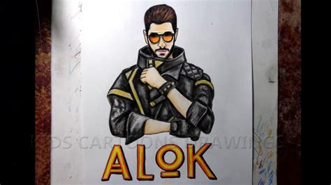 Free fire emotes can be unlocked in the store by spending diamonds. How to Draw DJ Alok Free Fire Color Drawing Step by Step ...