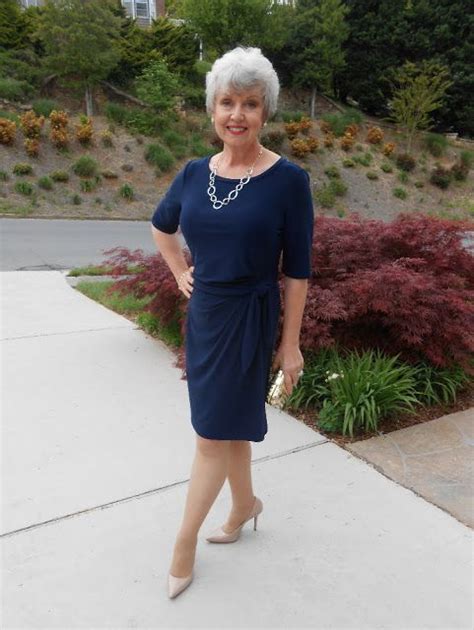 Fifty Not Frumpy Navy And Nude Over 60 Fashion Over 50 Womens