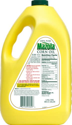 Mazola 100 Pure Corn Oil 1 Gal Frys Food Stores