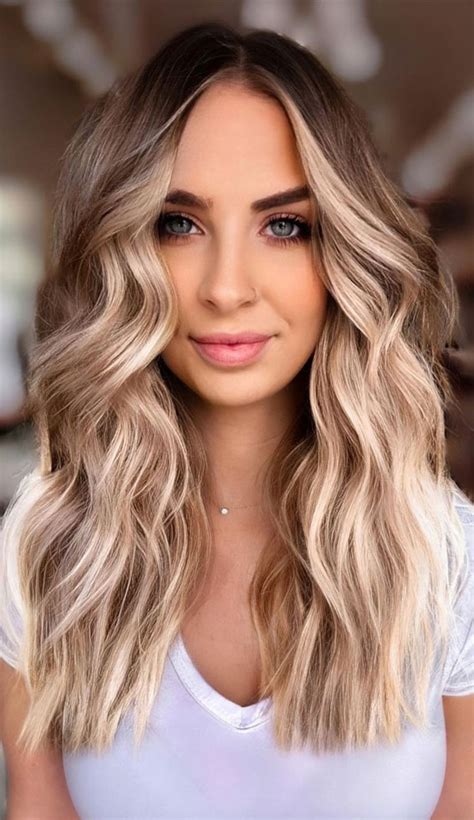 36 chic winter hair colour ideas and styles for 2021 honey blonde face framing