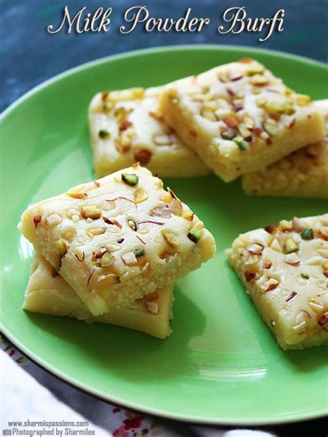 Milk Powder Barfi Recipe Burfi Recipe Indian Dessert Recipes Recipes