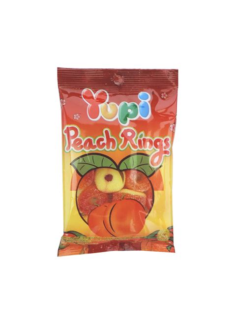 Smartsweets peach rings launch campaign. Yupi Candy Gummy Peach Rings Pck 45G | KlikIndomaret