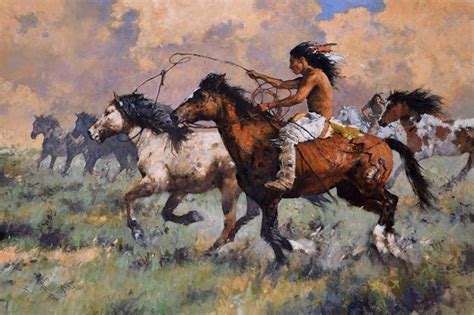 The Taking Of Wild Horses Native American Horses Native American