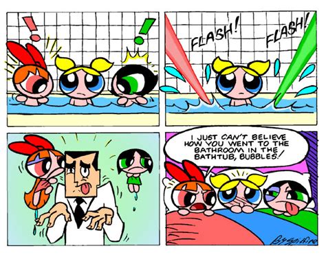 What Did Bubbles Do In The Bathtub By Blackhellcat On Deviantart
