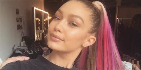 Gigi Hadids Latest Beauty Look Is A New Take On Rainbow Makeup