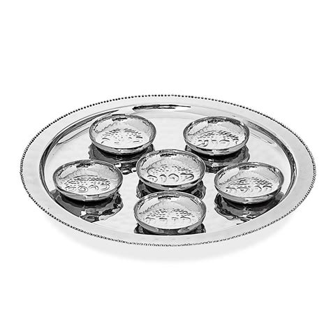 10 thoughtful passover gifts to bring to seder dinner. Passover Gifts - Stainless Beaded Rim Passover Seder Plate