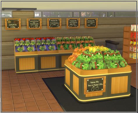 My Sims Stuffs • Simlifecc Sims 4 Grocery Store Stuff Various