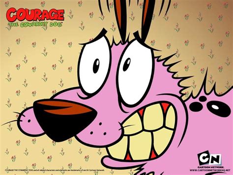Courage The Cowardly Dog Scared Wallpaper Cn Pbs Wb Cartoons