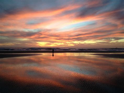 Watching The Sunset At Ocean Beach San Francisco Pics