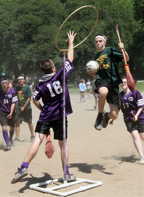 Here's a video you might like too. A Muggle's Dream: Quidditch As A NCAA Sport : NPR