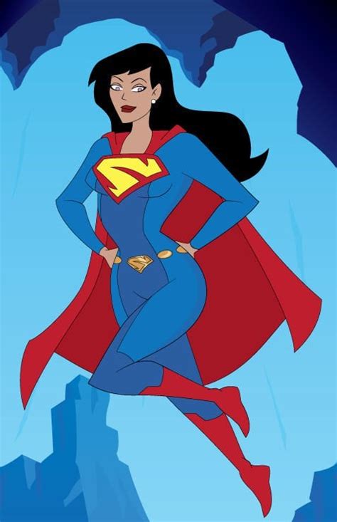 [fan art] i was commissioned to make lois lane from superman tas into superwoman r dccomics