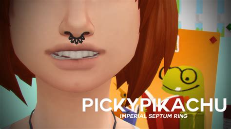 My Sims 4 Blog Imperial Septum Ring Smiley Piercing And