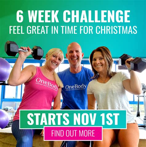 6 Week Challenge Pop Onebody Wellness And Body Transformation