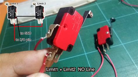 2 limit switches wiring using same pin Arduino - YouTube