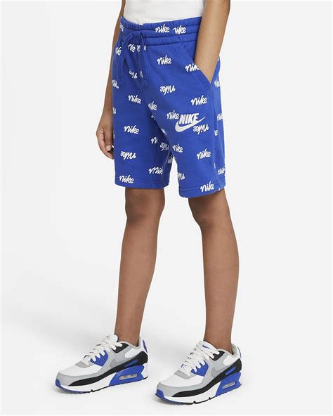 Nike Sportswear Big Kids Boys Fleece Printed Shorts