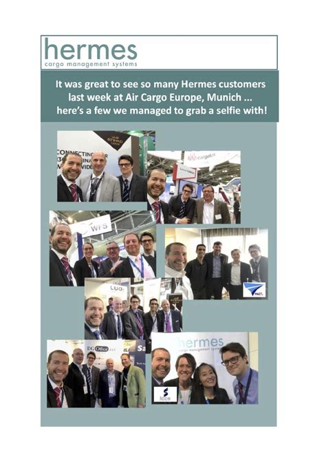 Hermes Logistics Technologies Attends Air Cargo Europe In Munich