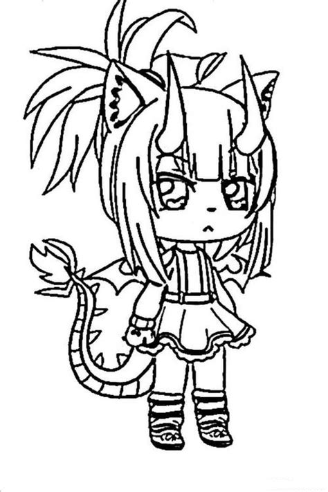Gacha Life Coloring Pages New Unique Collection Print For Free