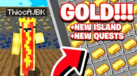 I Finally Got Goldmcpe Cubecraft Skyblock16 Youtube