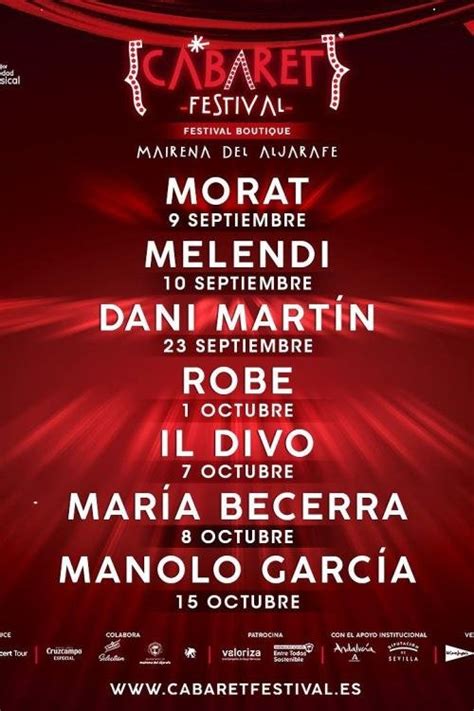 Cabaret Festival Mairena Del Aljarafe 2022 Cartel Entradas Horarios