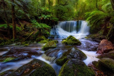 Horseshoe Falls Tasmania By Paulmp On Deviantart