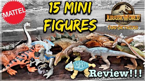 Mattel Jurassic World Camp Cretaceous 15 Mini Figure Set Review