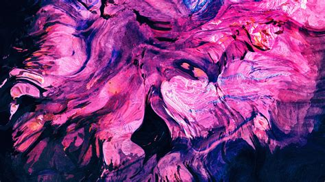 Purple Stains Paint Abstract Hd Desktop Wallpaper Wid