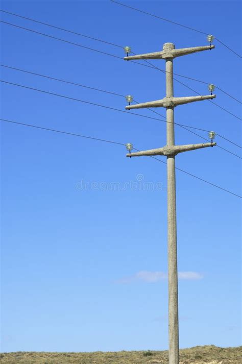 Power Pole Stock Photo Image Of Black Electrical Grid 11006358