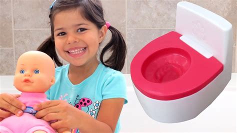 Baby Potty Training Bubble Bath Bottle Feed Mess On Floor Youtube