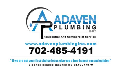 We work hard to keep our standards high and to continue to improve our. Adaven Plumbing | Las Vegas NV | Read Reviews + Get a Bid ...