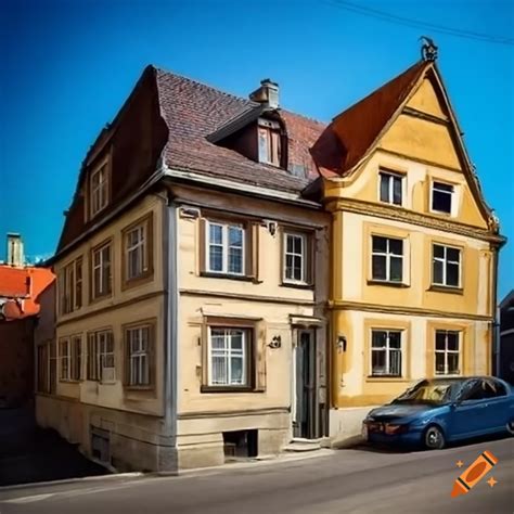 Hyper Realistic House On A Sunny Street