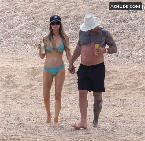 Christina Hall Sexy Seen With Joshua Hall Showing Off Her Amazing Body Wearing A Hot Blue Bikini