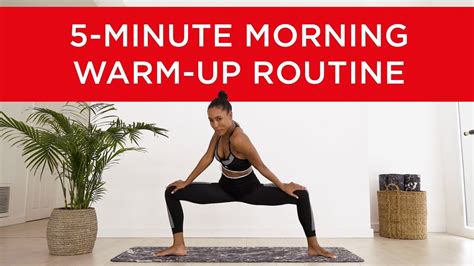 5 Minute Morning Warm Up Routine At Home Stretching Workout