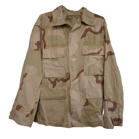 Original Military 3 Color Desert Dcubdu Shirt Used Sgt Troys
