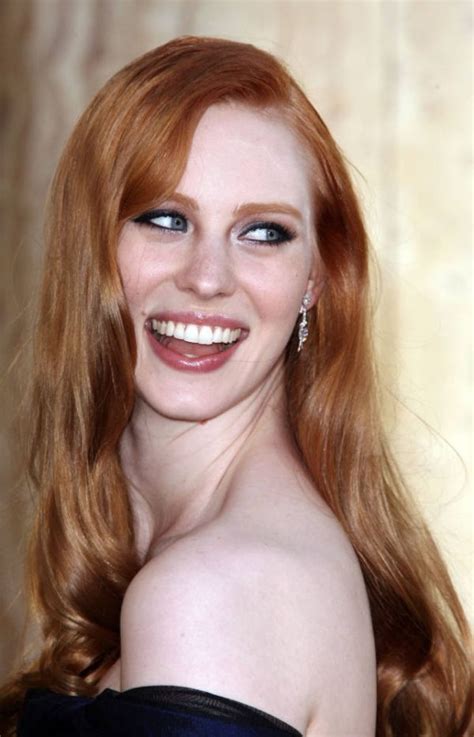 Deborah Ann Woll Showing Her Beautiful Smile And Gorgeous Red Hair