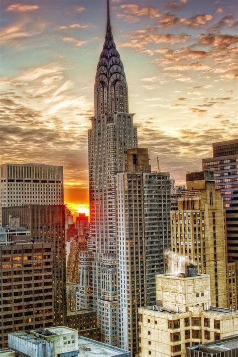 Download Wallpaper 800x1200 New York Skyscrapers Top View Hdr Iphone