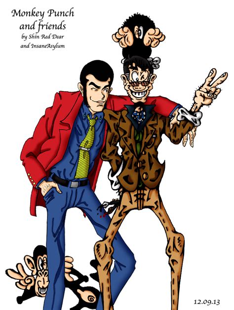 Lupin Iii Monkey Punch And Friends Collab By Shinreddear On Deviantart