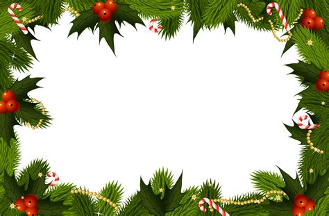 Transparent Christmas Border Clipart 10 Free Cliparts Download Images