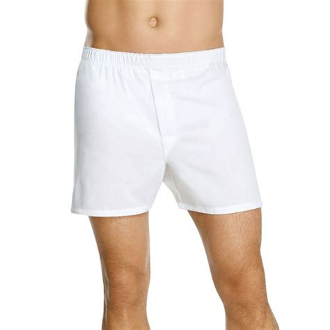 Hanes Hanes Mens White Comfortsoft Boxer Shorts 4 Pack Walmart