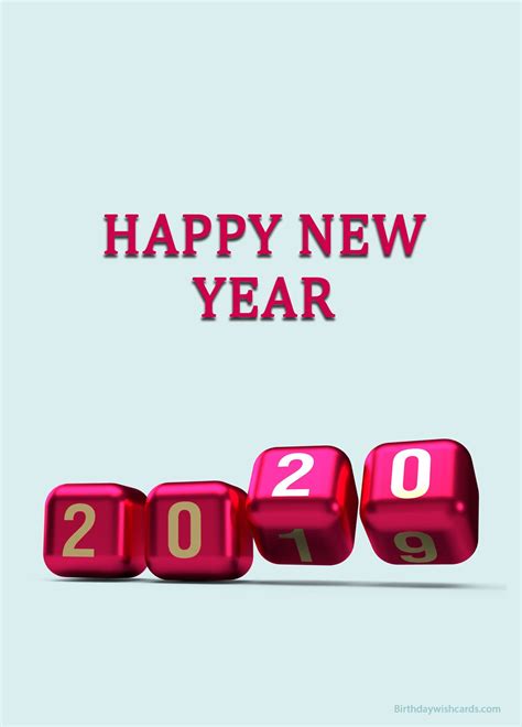 Best Happy New Year Images 2020 in 2020 (With images) | Happy new year images, New year images ...