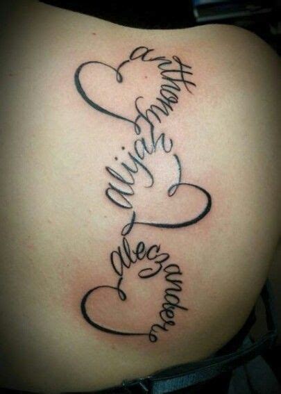 Hearts And Names Heart Tattoos With Names Tattoos For