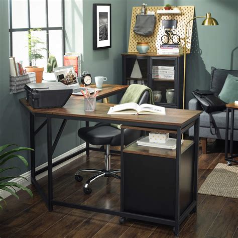 Buy Vasagle L Shaped Computer Desk Corner Desk For Study Home Office